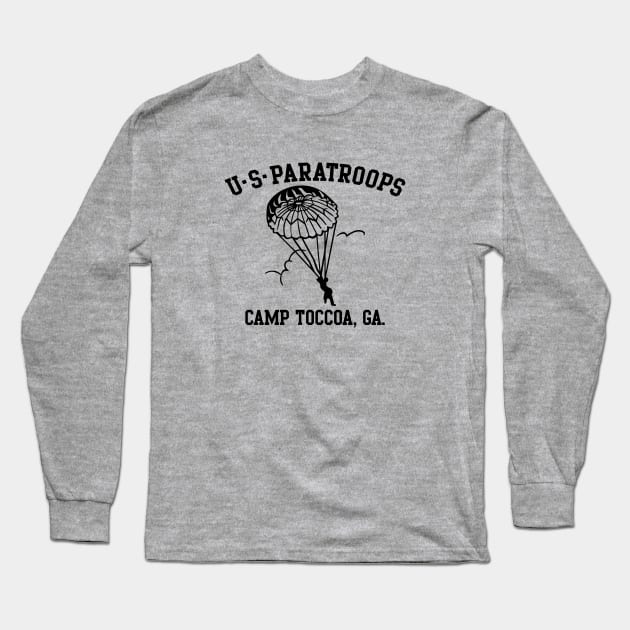 Mod.6 United States Paratroopers Camp Toccoa Long Sleeve T-Shirt by parashop